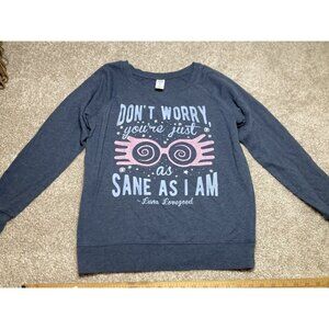 Harry Potter Luna Lovegood Quote Pullover Sweatshirt S